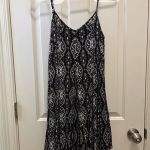 Lily Rose Black and White Mini Dress